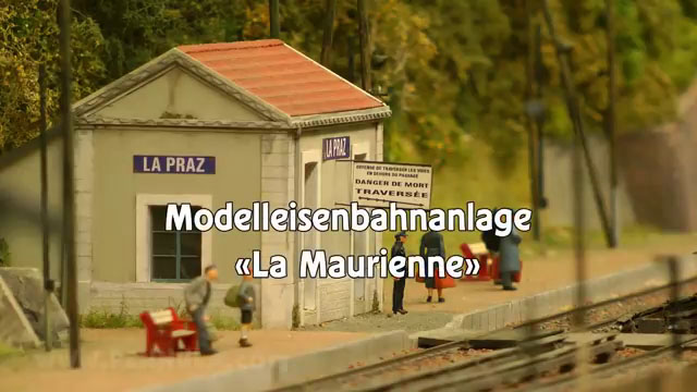 Intermodellbau 2019 - Modelleisenbahn „La Maurienne“ vom Club Ferroviaire de Franche-Comté