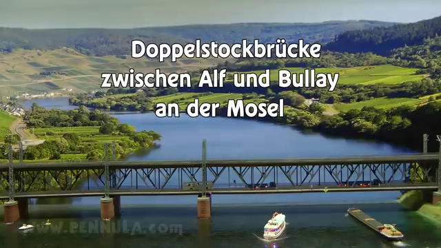 Intermodellbau 2019 - Spur Z Modelleisenbahn Diorama der Moselbrücke Bullay von Rainer Tielke