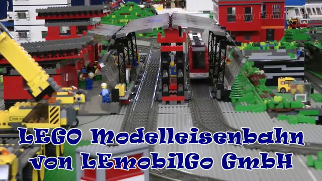 LEGO Eisenbahn von LEmobilGO auf der Modellbaumesse Kassel 2015