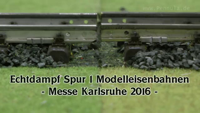 Modellbahn beim Echtdampf Hallentreffen Messe Karlsruhe 2016