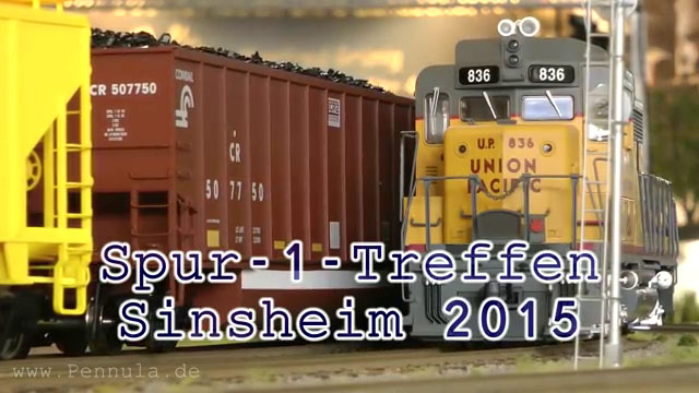 Modellbahn Spur 1 Treffen Sinsheim 2015