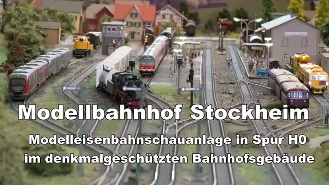 Modellbahnhof Stockheim - Modelleisenbahnschauanlage in Spur H0 im denkmalgeschützten Bahnhof