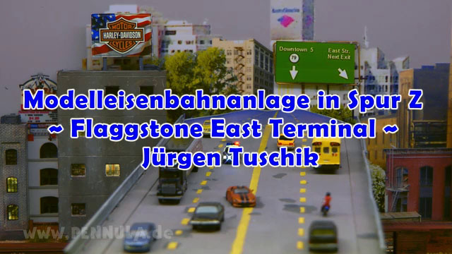 Modelleisenbahn Flaggstone East Terminal in Spur Z von Jürgen Tuschik