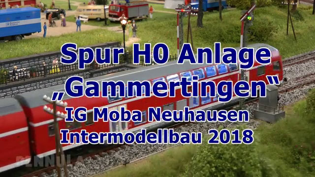 Modelleisenbahn Gammertingen Spur H0 Anlage von der IG Moba Neuhausen