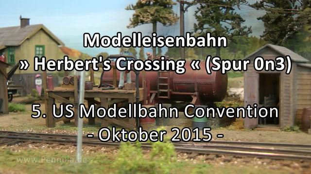 Modelleisenbahn Herbert’s Crossing Waldbahn in Spur 0n3 TimeSaver