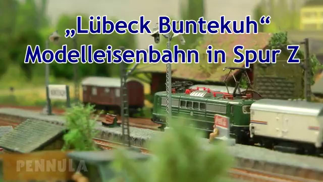 Modelleisenbahn in Spur Z „Lübeck Buntekuh“ Eisenbahnfreunde Bad Schwartau