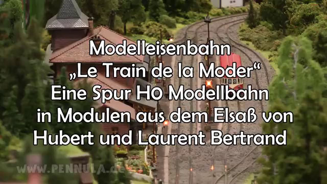 Modelleisenbahn „Le Train de la Moder“ aus dem Elsaß von Hubert und Laurent Bertrand