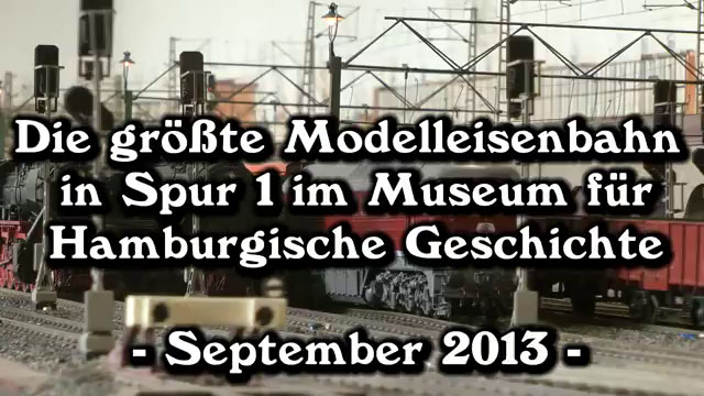 Die größte Modelleisenbahn in Spur 1 in Hamburg