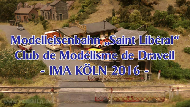 Modelleisenbahn vom Club de Modélisme de Draveil Modellbahn Ausstellung Köln