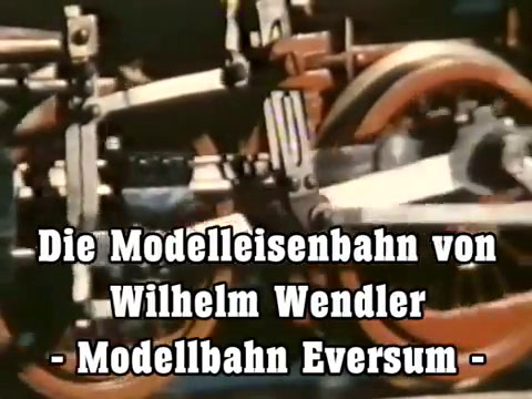Modelleisenbahn von Wilhelm Wendler 1975