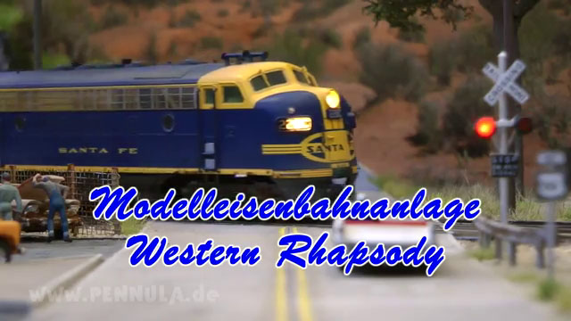 Modelleisenbahn Western Rhapsody in Spur H0 von Gerrit Schoenmaker