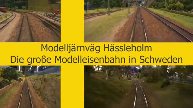 Modelleisenbahnen soweit das Auge reicht: Modelljärnväg Hässleholm Spur H0 Modellbahn