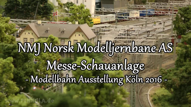 NMJ Norsk Modelljernbane Schauanlage auf der Modellbahn Ausstellung Köln 2016