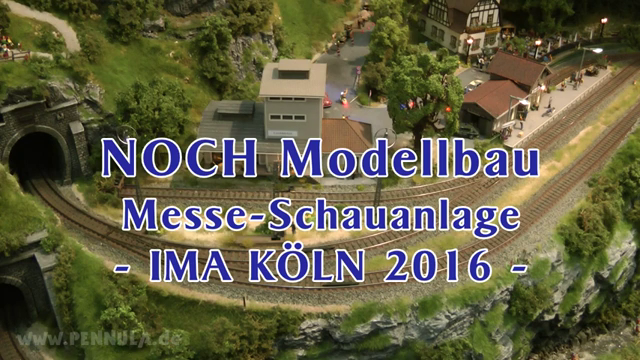 NOCH Modellbau Schauanlage auf der Modellbahn Ausstellung Köln 2016