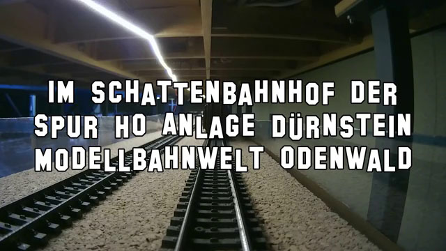 Schattenbahnhof Spur H0 Anlage Dürnstein von Josef Brandl Modellbahnwelt Odenwald