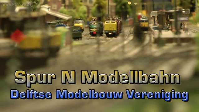 Spur N Modellbahn der Delftse Modelbouwvereniging