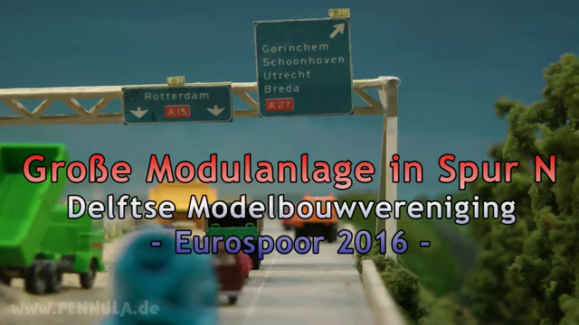 Spur N Modulbahn vom Modellbau Club Delftse