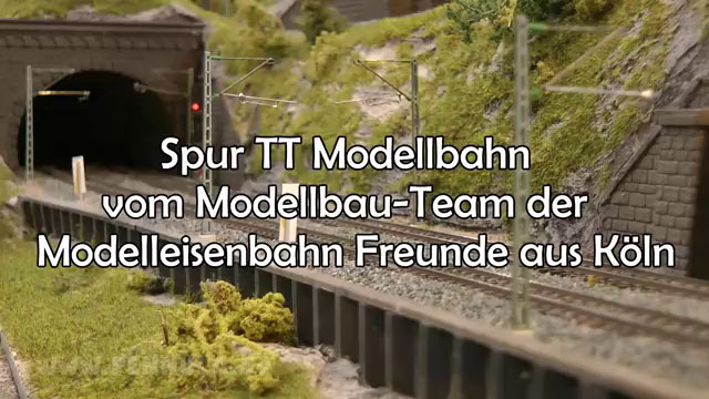 Spur TT Modellbahn vom Modellbau-Team der Modelleisenbahn Freunde aus Köln