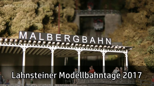 Standseilbahn Modellbahn der Malbergbahn in Bad Ems - Lahnsteiner Modellbahntage