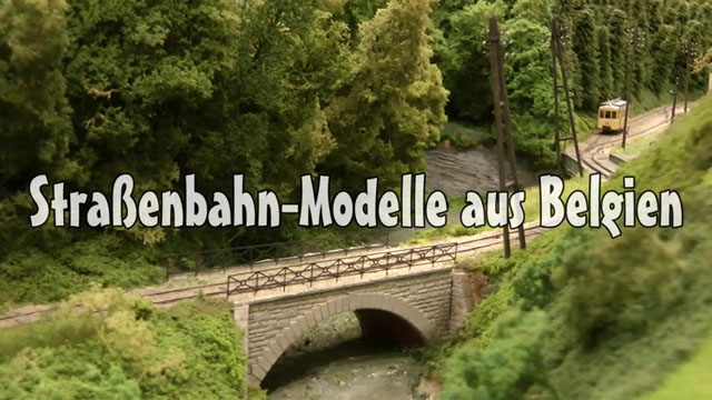 Straßenbahn Modelleisenbahn H0 - Eine Modellstraßenbahnanlage und Modellbahn Schauanlage