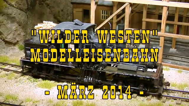 Wilder Westen Modelleisenbahn Schmalspur Modulanlage in Spur 0